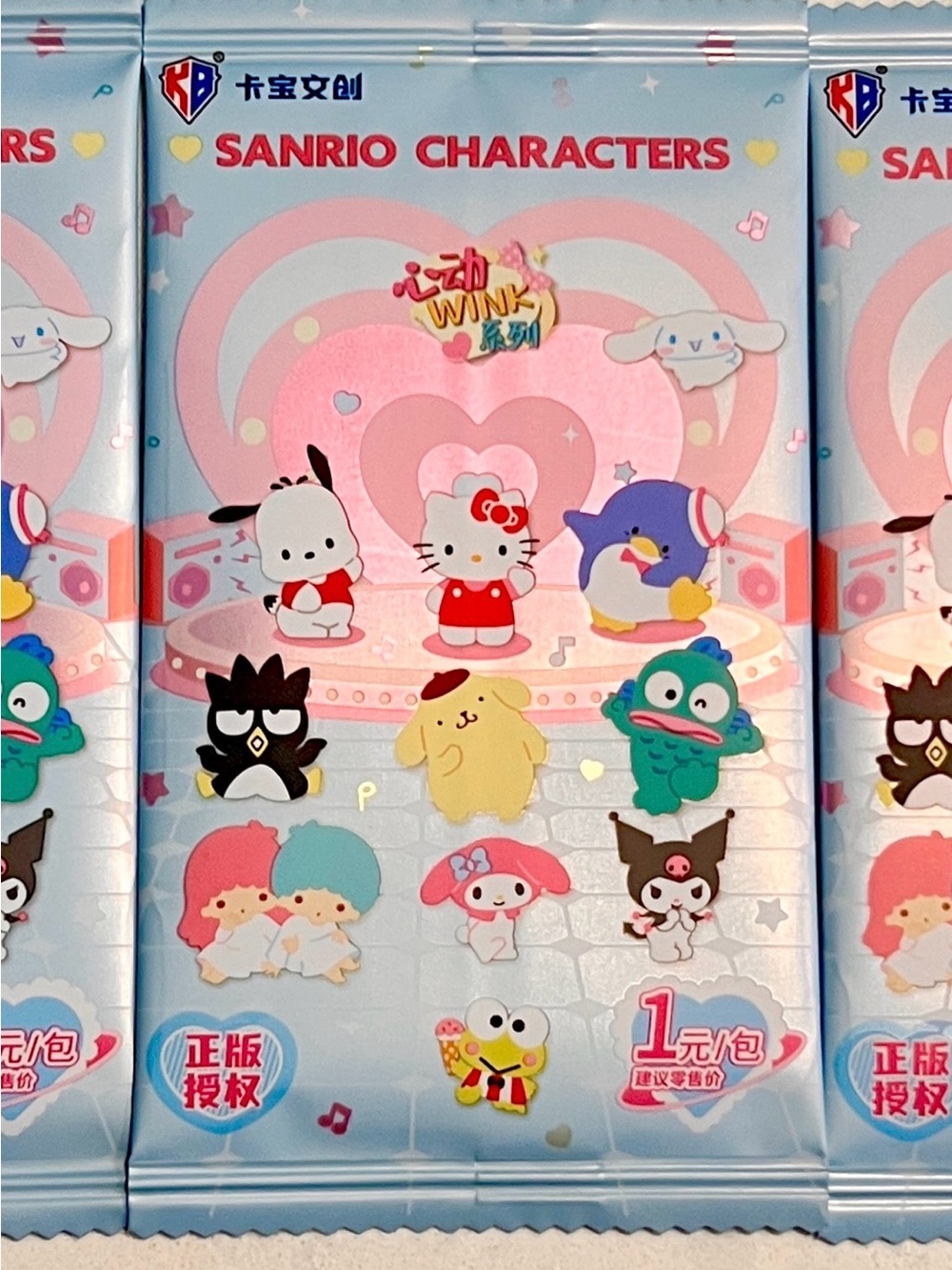 3 PACKS - Sanrio Hello Kitty & Friends Characters Blind Card Packs